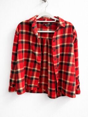 NWOT Madewell Plaid Shirt - XS